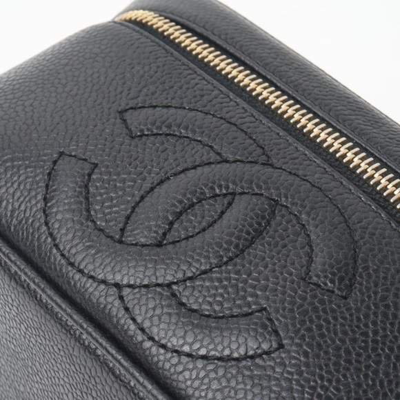 Chanel Black Leather Vanity Case - Picture 6 of 16